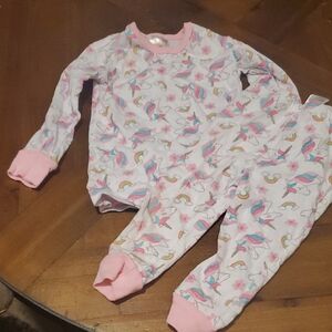 🐻 Swiggles Pink and White Kids Pajama Set